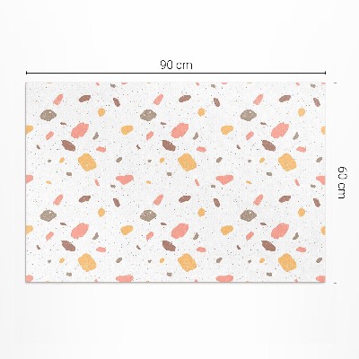 Tapis vinyle d’extérieur Dalle en grès pastel