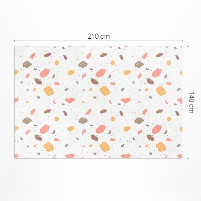 Tapis vinyle d’extérieur Dalle en grès pastel