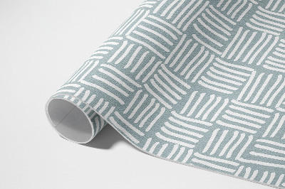 Tapis vinyle d’extérieur Motif minimaliste de tresse bohème