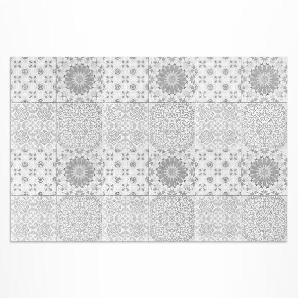 Tapis vinyle d’extérieur Carreaux décoratifs, mosaïque à la mode