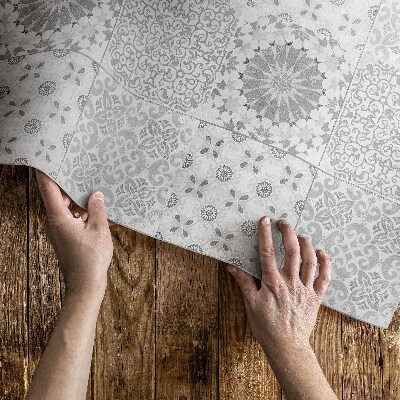 Tapis vinyle d’extérieur Carreaux décoratifs, mosaïque à la mode