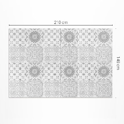 Tapis vinyle d’extérieur Carreaux décoratifs, mosaïque à la mode