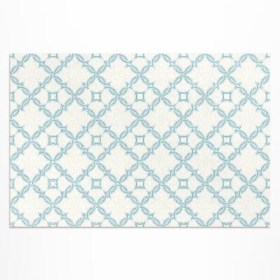 Tapis vinyle d’extérieur Carreaux décoratifs en tissage de chaîne