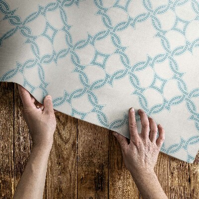 Tapis vinyle d’extérieur Carreaux décoratifs en tissage de chaîne