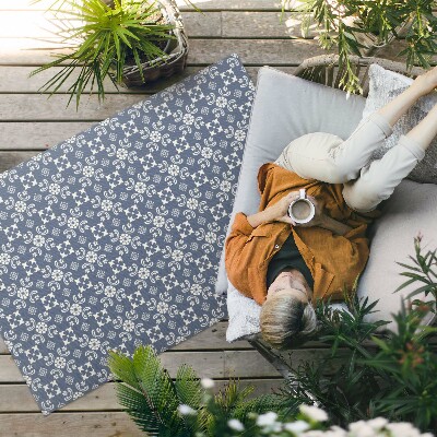 Tapis vinyle d’extérieur Petits ornements dans un style élégant