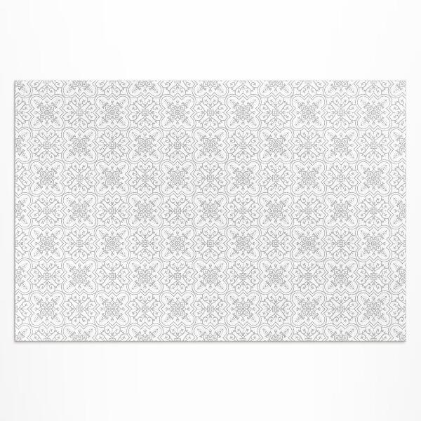 Tapis vinyle d’extérieur Belle décoration dans un style élégant