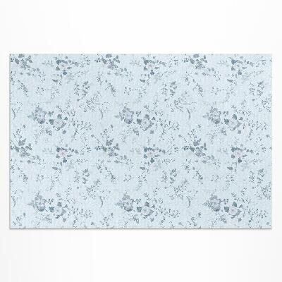 Tapis vinyle d’extérieur Fleurs subtiles peintes dans la prairie