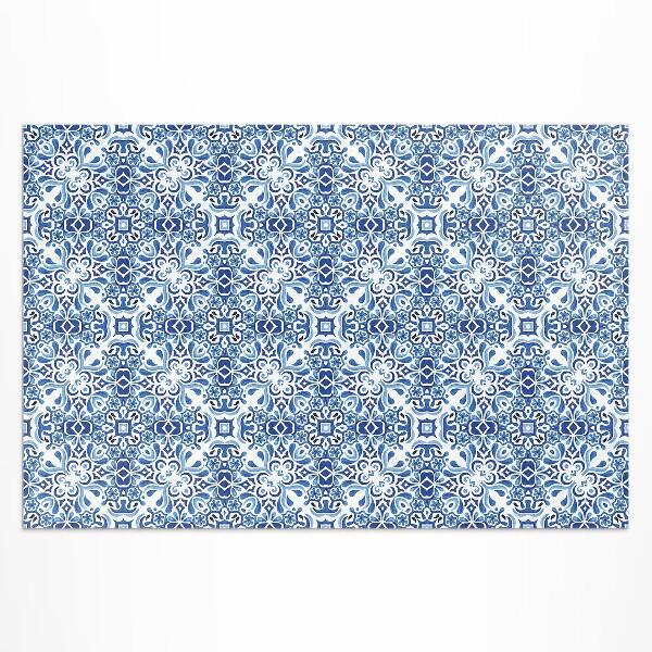 Tapis vinyle d’extérieur Carreaux ornementaux portugais