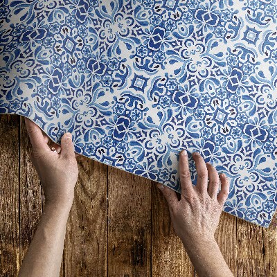 Tapis vinyle d’extérieur Carreaux ornementaux portugais