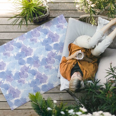 Tapis vinyle d’extérieur Taches abstraites à l'aquarelle