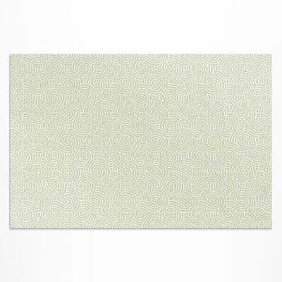 Tapis vinyle d’extérieur Ornement en spirale abstrait de style art déco