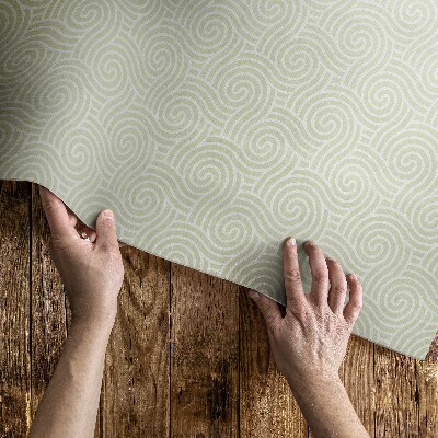 Tapis vinyle d’extérieur Ornement en spirale abstrait de style art déco