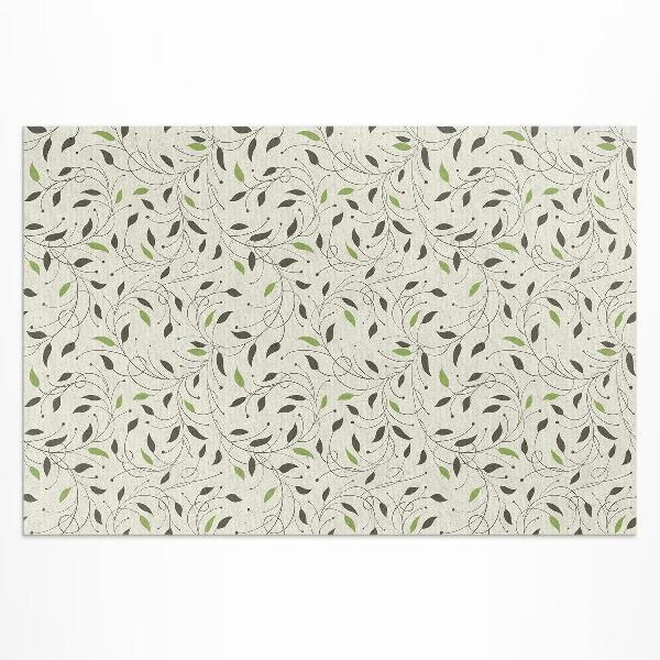Tapis vinyle d’extérieur Petites feuilles de vignes subtiles