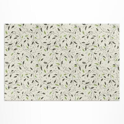 Tapis vinyle d’extérieur Petites feuilles de vignes subtiles