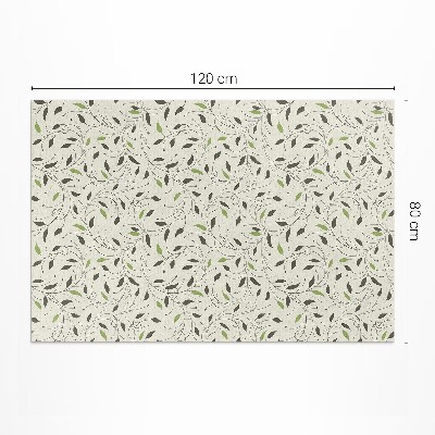 Tapis vinyle d’extérieur Petites feuilles de vignes subtiles