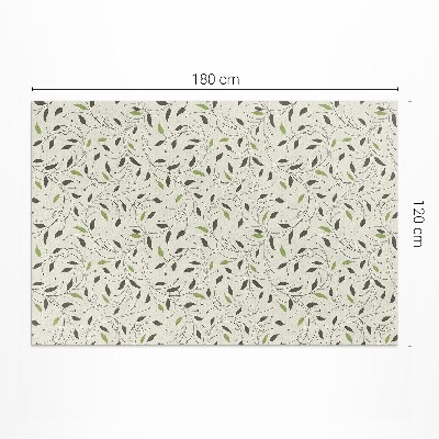 Tapis vinyle d’extérieur Petites feuilles de vignes subtiles
