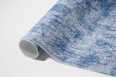Tapis vinyle d’extérieur Fond en tissu imitation denim