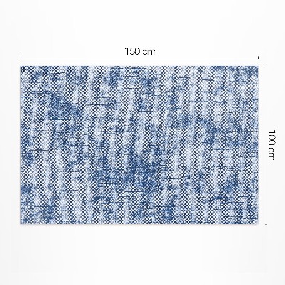 Tapis vinyle d’extérieur Fond en tissu imitation denim