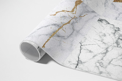 Tapis vinyle d’extérieur Dalles de pierre élégantes en marbre