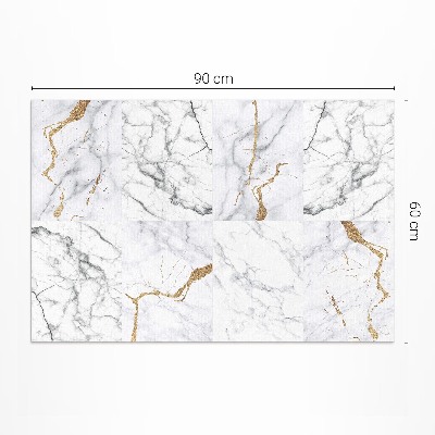 Tapis vinyle d’extérieur Dalles de pierre élégantes en marbre