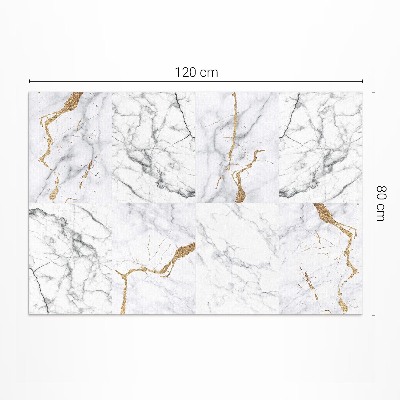 Tapis vinyle d’extérieur Dalles de pierre élégantes en marbre