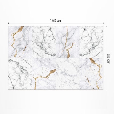 Tapis vinyle d’extérieur Dalles de pierre élégantes en marbre