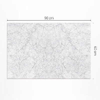 Tapis vinyle d’extérieur Pierre décorative claire et marbre élégant