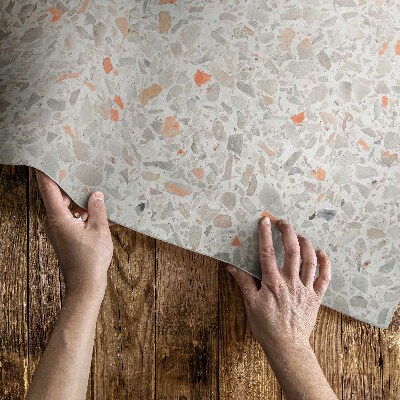 Tapis vinyle d’extérieur Grès fin pierre élégante