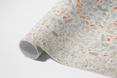 Tapis vinyle d’extérieur Grès fin pierre élégante