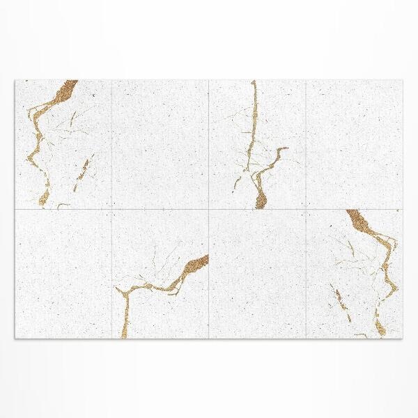 Tapis vinyle d’extérieur Dalles de pierre en marbre élégantes