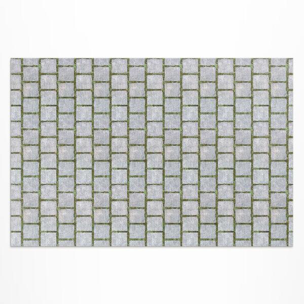 Tapis vinyle d’extérieur Chemin de pierre avec de la mousse