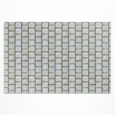 Tapis vinyle d’extérieur Chemin de pierre avec de la mousse