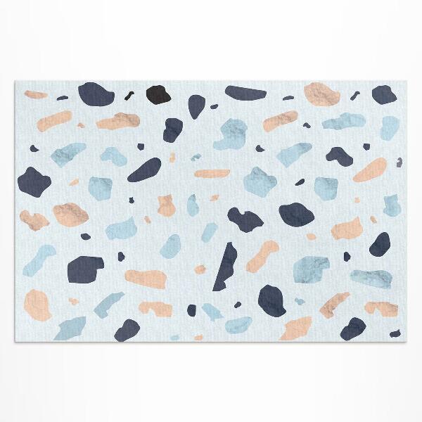 Tapis vinyle d’extérieur Grès décoratif aux couleurs pastel