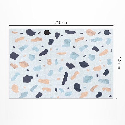 Tapis vinyle d’extérieur Grès décoratif aux couleurs pastel