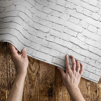Tapis vinyle d’extérieur Mur industriel en briques claires