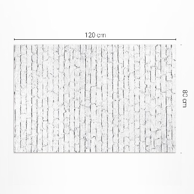 Tapis vinyle d’extérieur Mur industriel en briques claires