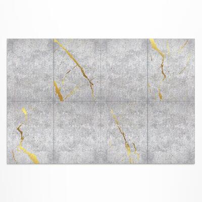 Tapis vinyle d’extérieur Dalles de béton et carreaux de pierre