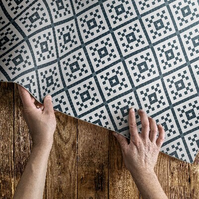 Tapis vinyle d’extérieur Un motif délicat dans un style élégant