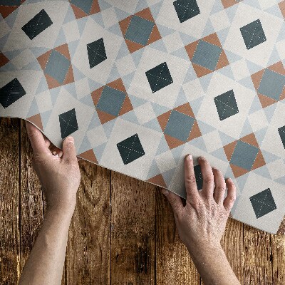 Tapis vinyle d’extérieur Belles mosaïques géométriques