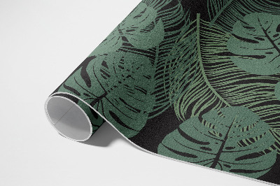Tapis vinyle d’extérieur Illustration de plantes tropicales monstera