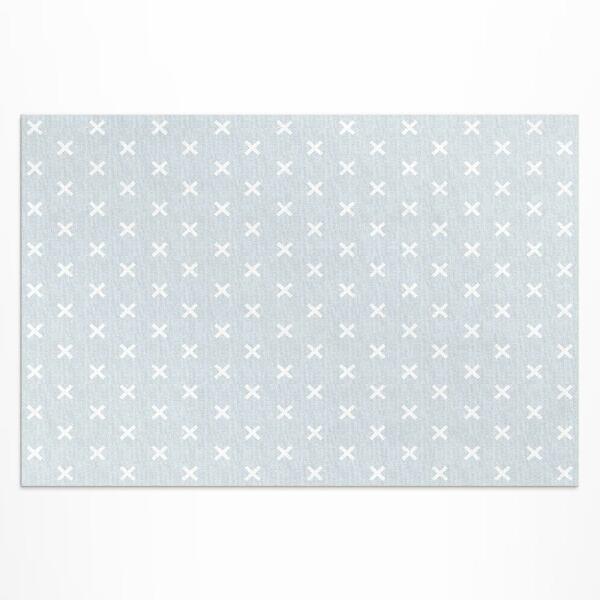 Tapis vinyle d’extérieur Motif minimaliste de croix lumineuses