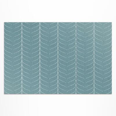 Tapis vinyle d’extérieur Motif à chevrons linéaire et minimaliste