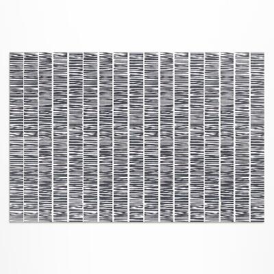 Tapis vinyle d’extérieur Abstraction de lignes, motif, petites lignes
