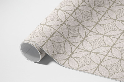 Tapis vinyle d’extérieur Motif décoratif minimaliste élégant