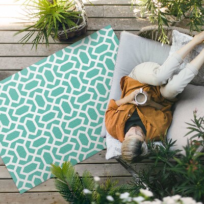 Tapis vinyle d’extérieur Mosaïque de carreaux irréguliers