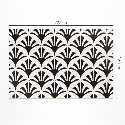 Tapis vinyle d’extérieur Motif régulier monochrome