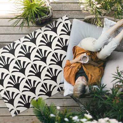 Tapis vinyle d’extérieur Motif régulier monochrome