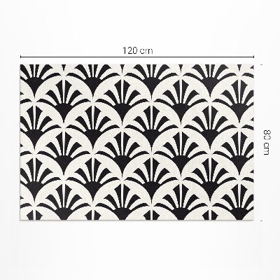 Tapis vinyle d’extérieur Motif régulier monochrome