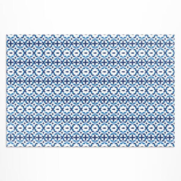 Tapis vinyle d’extérieur Motif décoratif en mosaïque espagnole