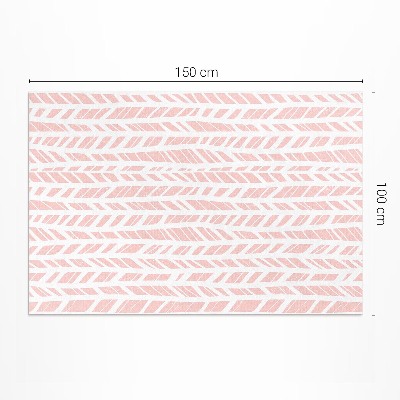 Tapis vinyle d’extérieur Motif indien pastel bohème